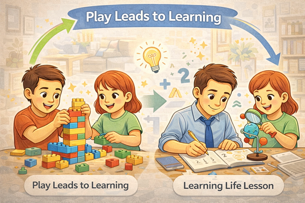 아이 놀이가 학습으로 이어지는 구조