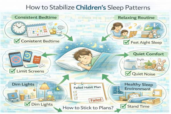 아이 수면 패턴 안정 방법