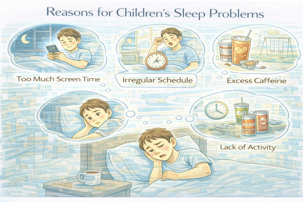 아이 수면 패턴 원인